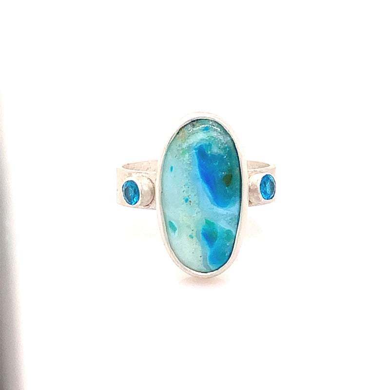 Blue Opalina Ring