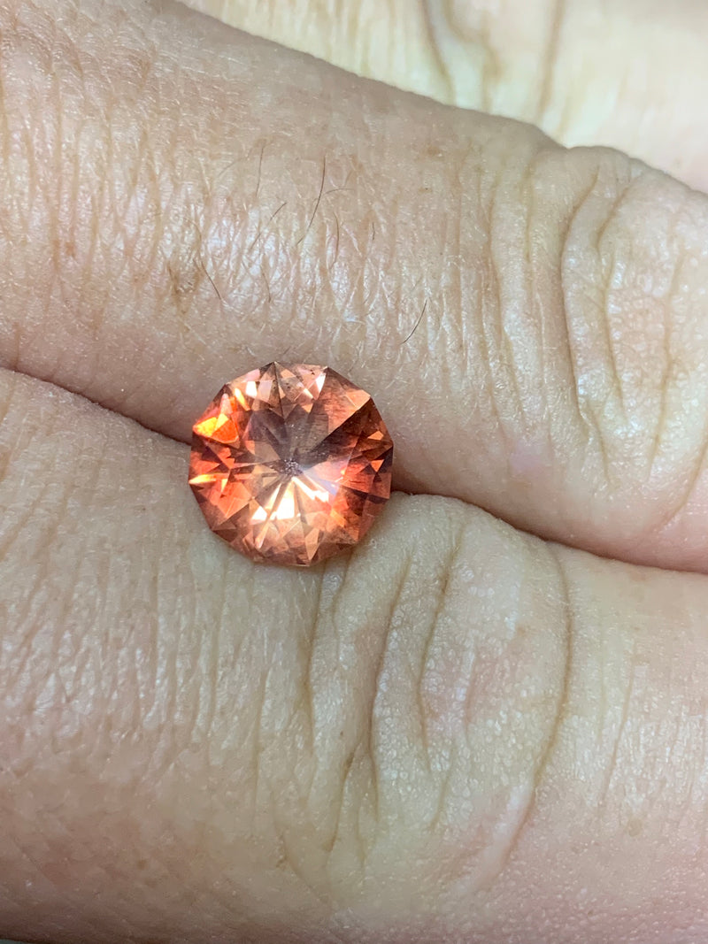 Sunstone Faceted